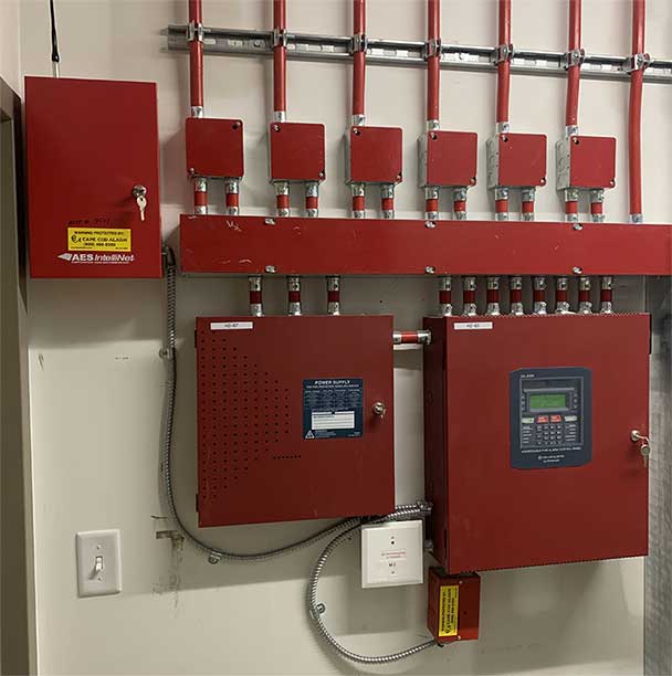fire alarm and security installation